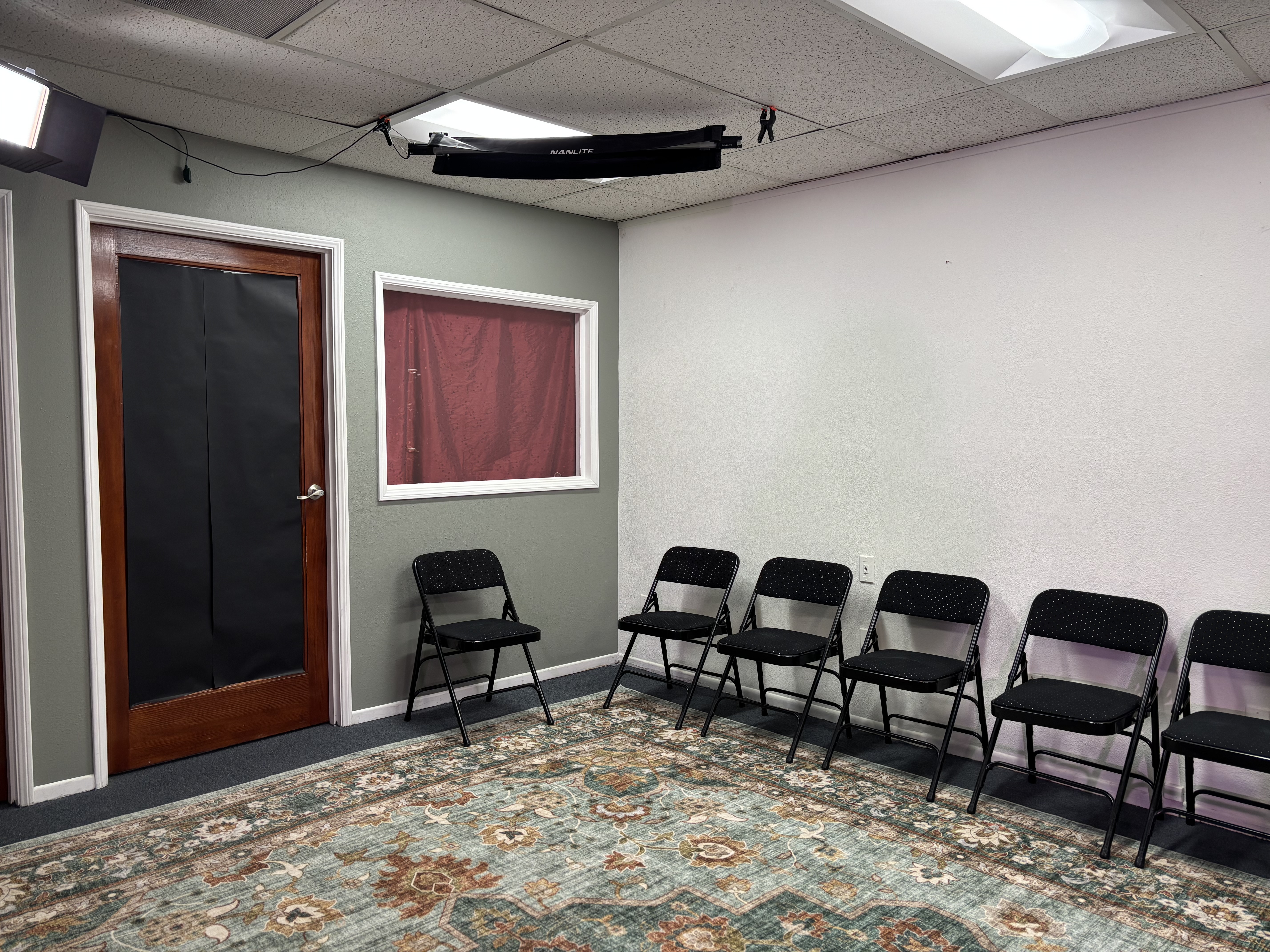 Casting Suite with live AV feed and glass window — The Rehearsal Room LA