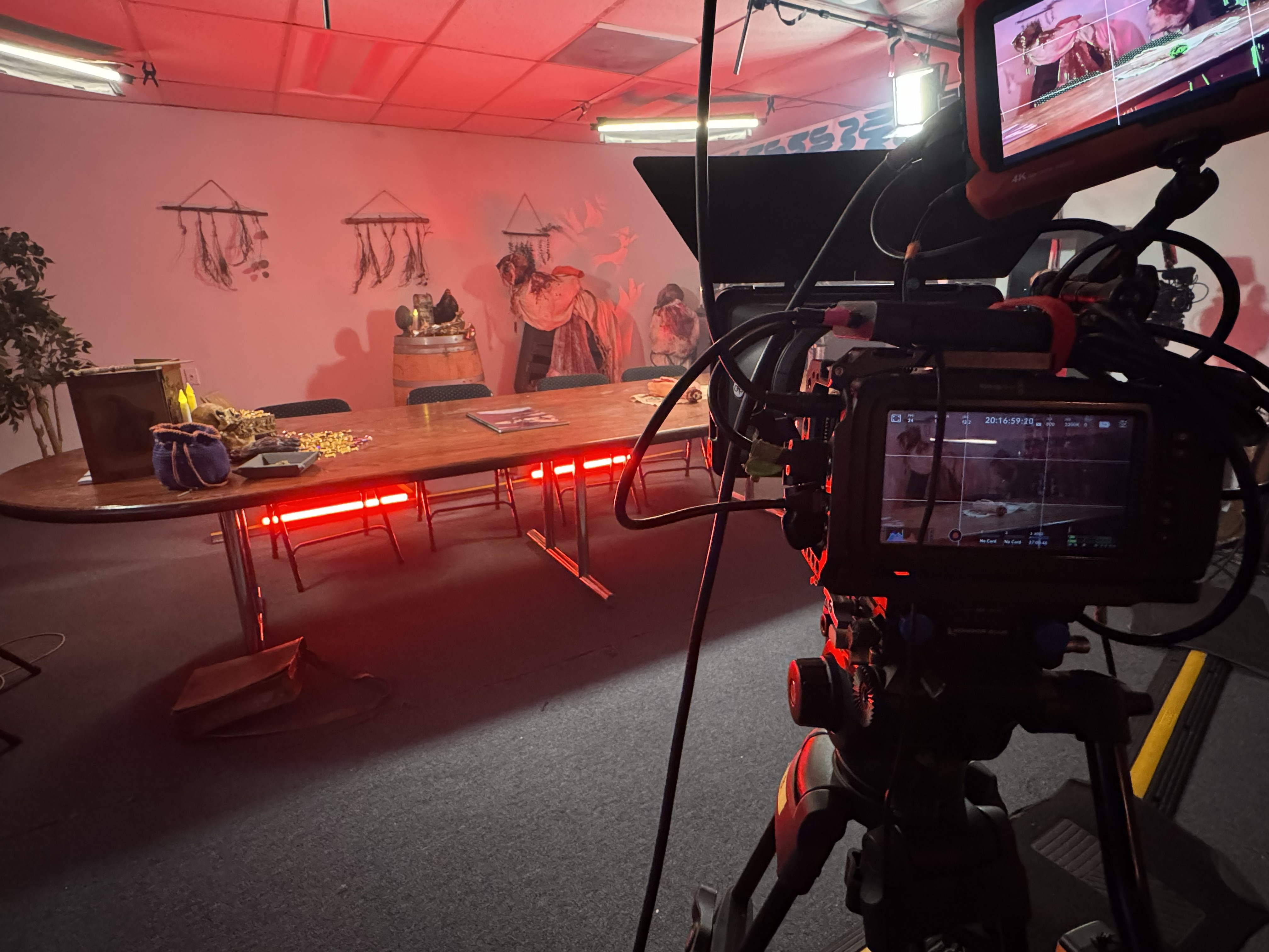 Custom production set at The Rehearsal Room LA — scene builds and film shoots in North Hollywood